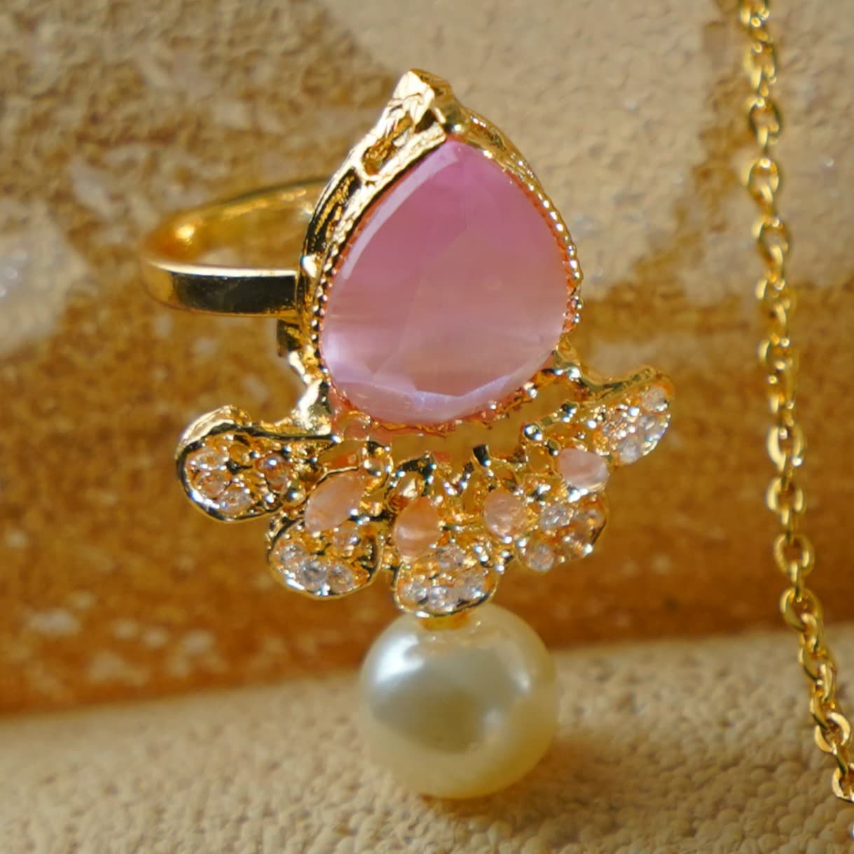 zanvik-blush-royale-zirconia-earrings-ring-and-pendant-set